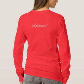 Alpaka-WeihnachtsT - Shirt (Rückseite)