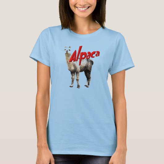 Alpakadamen-Wecker-T - Shirt (Vorderseite)
