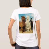 Alpakas FELSEN T-Shirt (Rückseite)