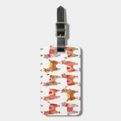 Alpakas Gepäckanhänger (Vorderseite vertikal)