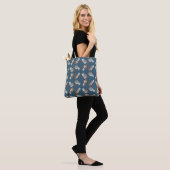Alpakas in Strickjacken Muster Stricken Tasche (Am Model)