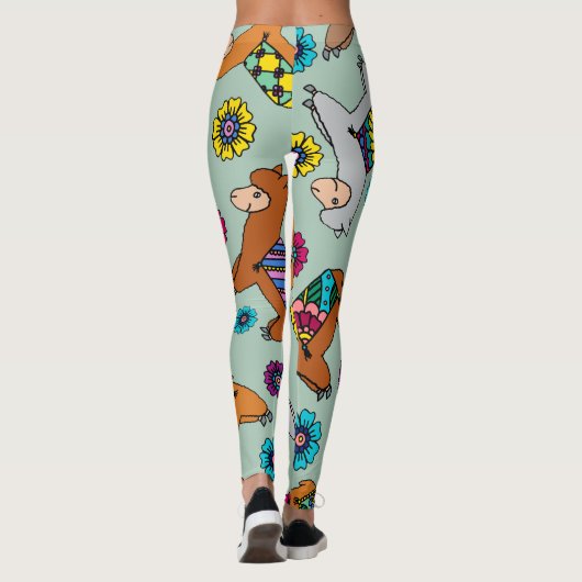 Alpakas Leggings (Rückseite)
