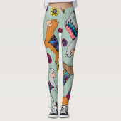 Alpakas Leggings (Vorderseite)