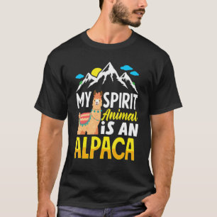 Alpakas Säugetiere Llamas Alpaka Mein Seelentier I T-Shirt