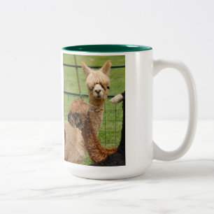 Alpakas Zweifarbige Tasse