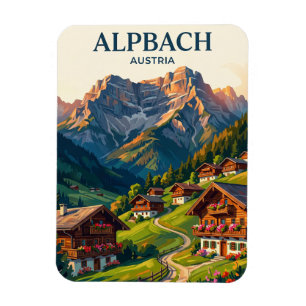 Alpbach Österreich Magnet