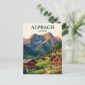 Alpbach Österreich Postkarte (Stehend Vorderseite)