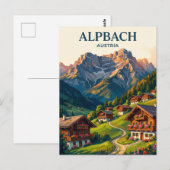 Alpbach Österreich Postkarte (Vorne/Hinten)