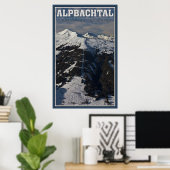 Alpbachtal von Schatzberg Poster (Heimbüro)