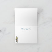 Alpe d’Huez Cycling Digital Print Geburtstag Dankeskarte (Innenseite)