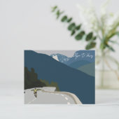 Alpe d’Huez digitale Druckmaschine Postkarte (Stehend Vorderseite)