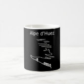 Alpe d Huez in Frankreich Raddesign für Männer und Kaffeetasse (Mittel)