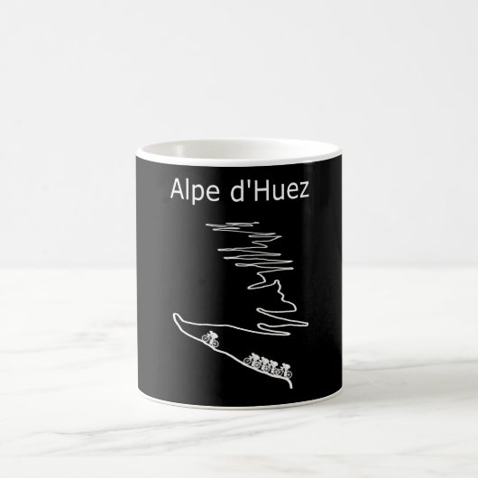 Alpe d Huez in Frankreich Raddesign für Männer und Kaffeetasse (Mittel)