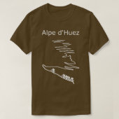 Alpe d Huez in Frankreich Raddesign für Männer und T-Shirt (Design vorne)