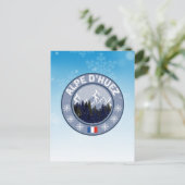 Alpe d’Huez Skistation Postkarte (Stehend Vorderseite)