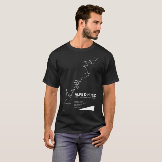 Alpe d&x27;Huez, Auvergne-Rhône-Alpes, Frankreich  T-Shirt (Vorne ganz)