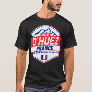 Alpe D'Huez Cycling Frankreich T-Shirt