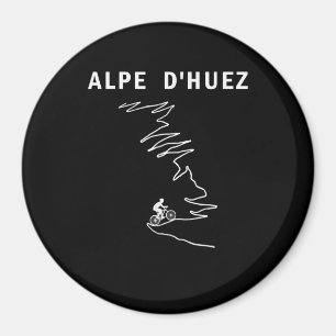Alpe dhuez france Straße Radfahren Magnet