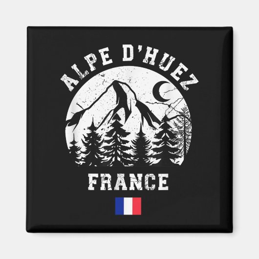 Alpe Dhuez Frankreich Alpen Skigebiet Alpen Magnet (Vorne)