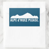 Alpe d'Huez Frankreich Bitte Rechteckiger Aufkleber (Tasche)