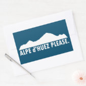 Alpe d'Huez Frankreich Bitte Rechteckiger Aufkleber (Umschlag)