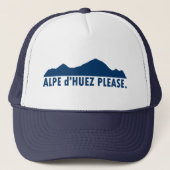 Alpe d'Huez Frankreich Bitte Truckerkappe (Vorderseite)