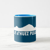 Alpe d'Huez Frankreich Bitte Zweifarbige Tasse (Mittel)