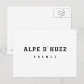 Alpe dhuez Frankreich Postkarte (Vorne/Hinten)