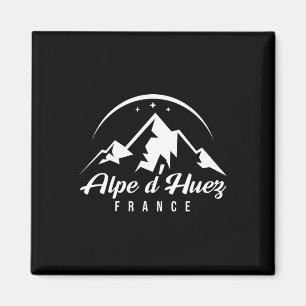 Alpe D'huez Frankreich Skigebiet Snowboarden Magnet