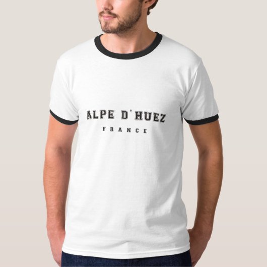 Alpe dhuez Frankreich T-Shirt (Vorderseite)