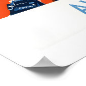 Alpe dHuez Kunstdruck Wintersport Poster (Ecke)