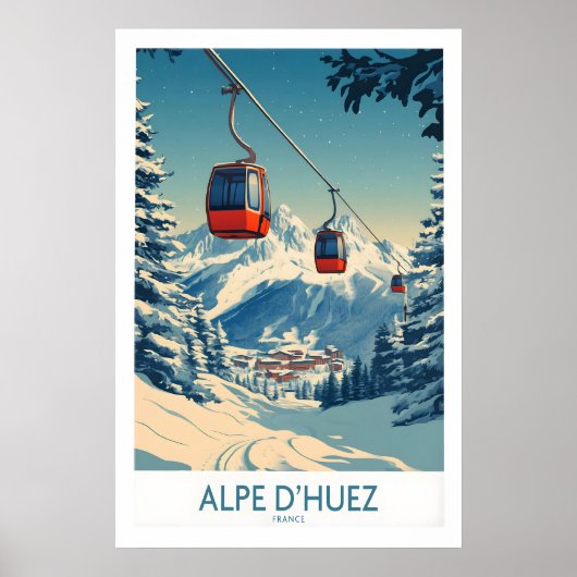 Alpe dHuez Poster Frankreich 1 (Vorne)