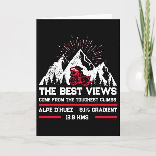 Alpe D'huez Radgebirge Karte (Vorderseite)