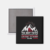 Alpe D'huez Radgebirge Magnet (Vorderseite/Rückseite)