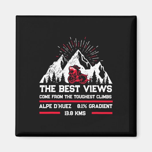 Alpe D'huez Radgebirge Magnet (Vorne)