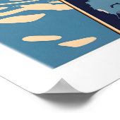 Alpe dHuez Ski Print 1 Poster (Ecke)