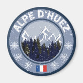 Alpe d'Huez Station de ski Magnet (Vorne)