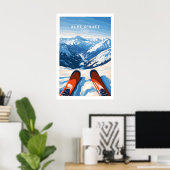 Alpe dHuez Wandkunst 1 Poster (Heimbüro)