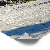 Alpe di Siusi Winterlandschaft Poster (Ecke)