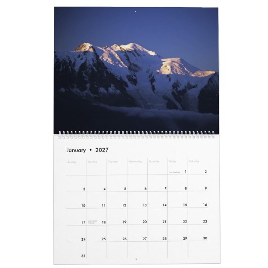 Alpen 2008 kalender (Jan 2027)