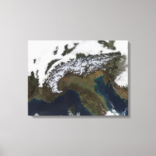 Alpen 2 leinwanddruck (Vorderseite)