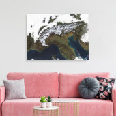 Alpen 2 leinwanddruck (Insitu (Wohnzimmer))