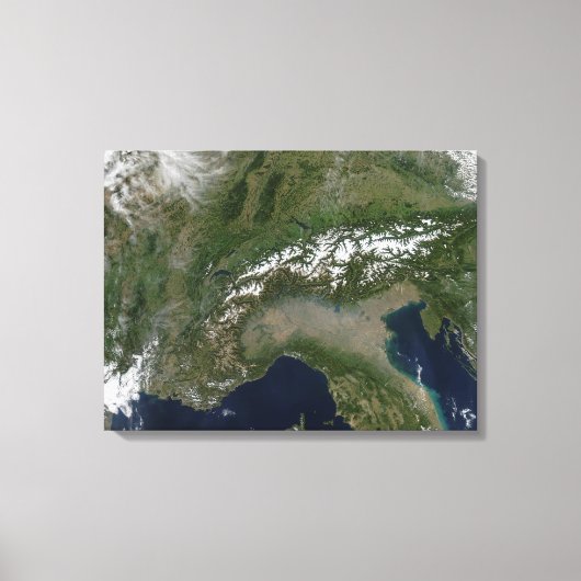 Alpen 2 leinwanddruck (Vorderseite)