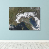 Alpen 3 leinwanddruck (Insitu (Holzboden))