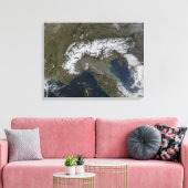 Alpen 3 leinwanddruck (Insitu (Wohnzimmer))