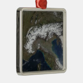 Alpen 3 silbernes ornament (Rechts)