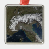 Alpen 3 silbernes ornament (Vorne)