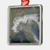 Alpen 3 silbernes ornament (Links)