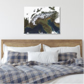 Alpen 4 leinwanddruck (Insitu (Schlafzimmer))
