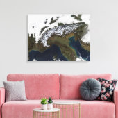 Alpen 4 leinwanddruck (Insitu (Wohnzimmer))